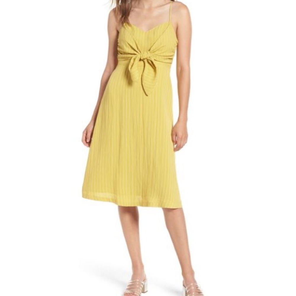 Lush Striped Midi